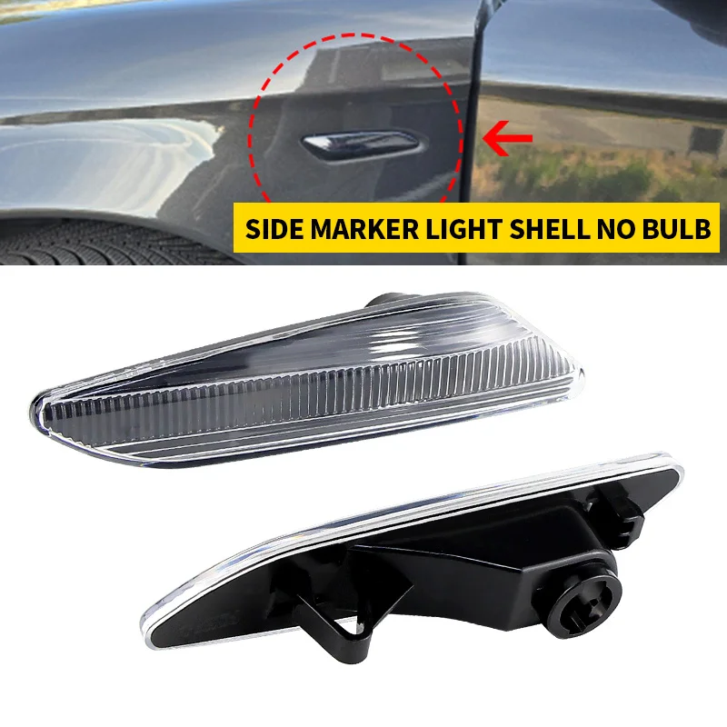 2Pcs Turn Signal Side Marker Light lens No bulb For Alfa Romeo 147 156 Fiat Egea Tipo Lancia Delta Ypsilon 3 60686517,3102473