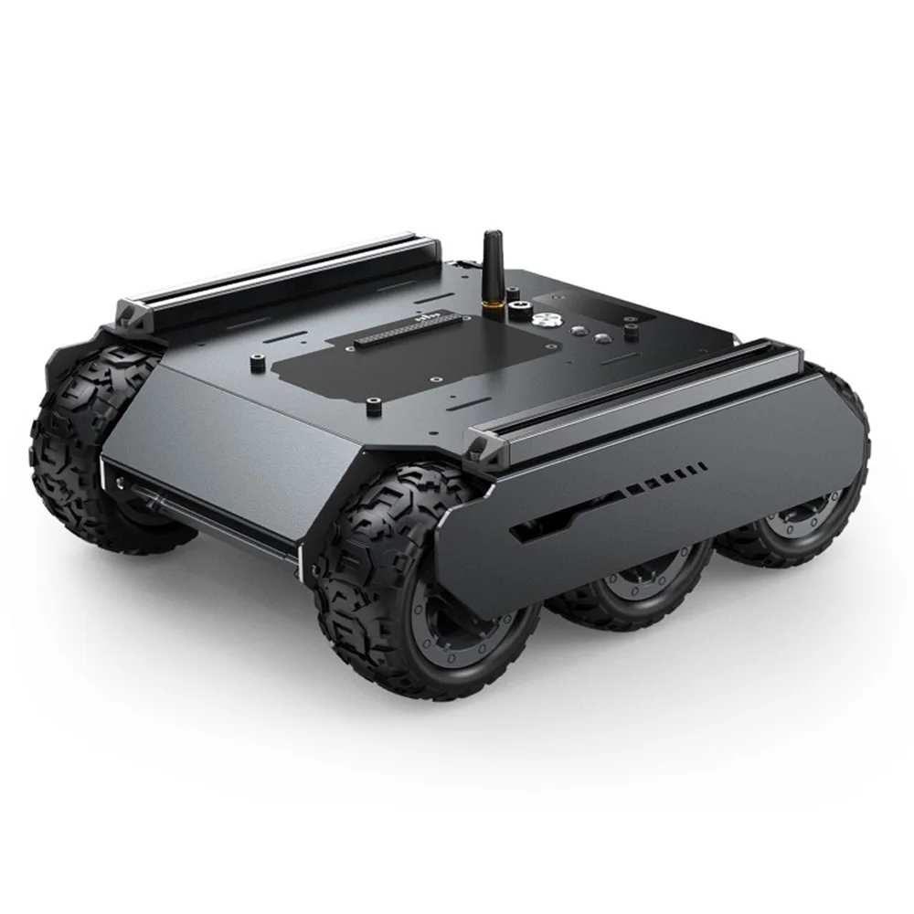 6X4 Off-Road UGV Mobile Robot Chassis Flexible Expandable ESP32 6 Wheel 4WD Image Camera Sensor Extended Rail from Computer
