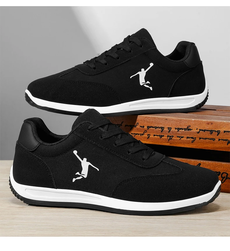 Herrenschuhe, trendige Frühlings- und Herbstschuhe, neue Modelle für den internationalen Markt, weiße, schwarze und rote Sneaker, atmungsaktive Herren-Freizeitschuhe mit weicher Sohle und niedrigem Schaft, vielseitig einsetzbar. – Detail 19