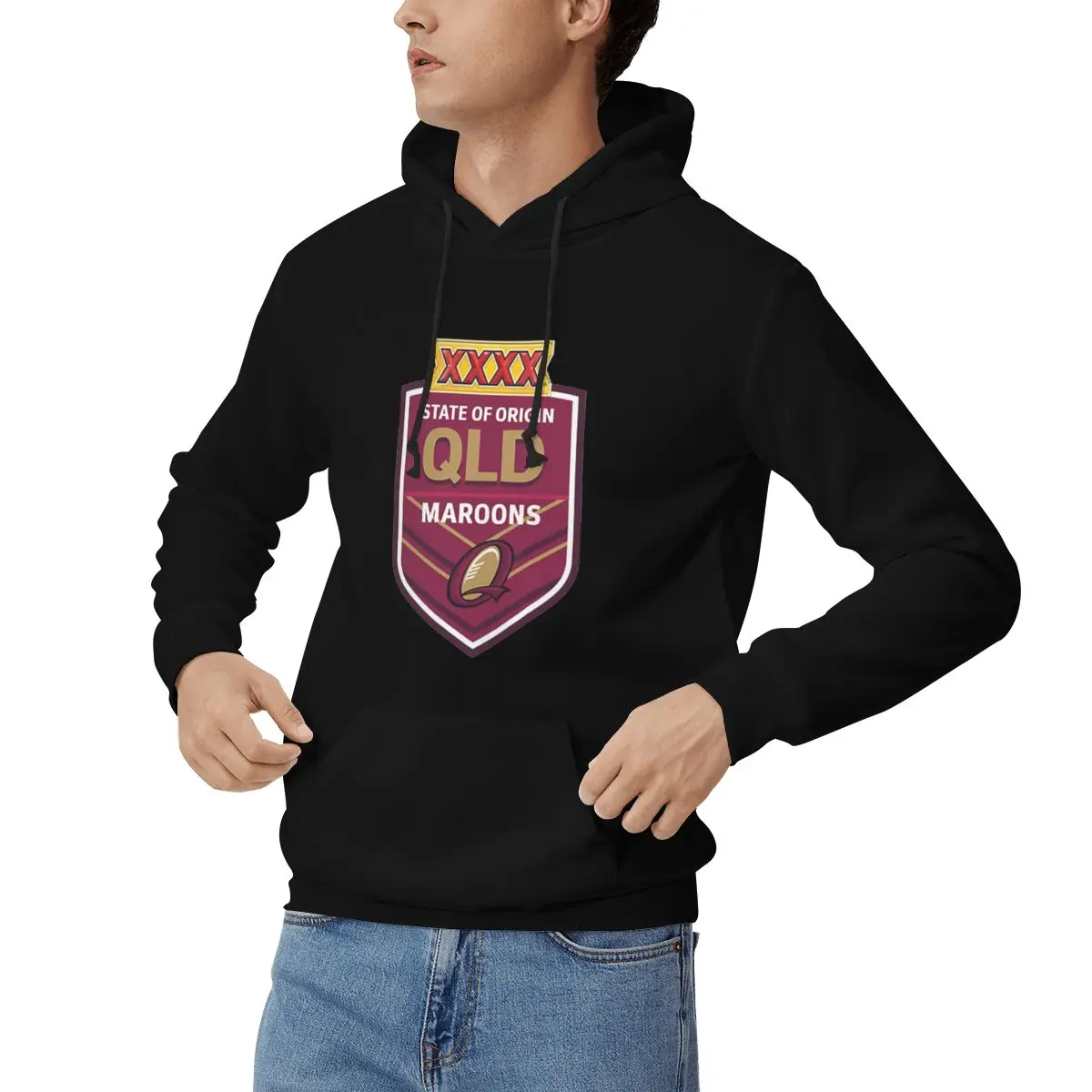 Exelent Queensland Maroons Design Hoodies Men's Women Casual Pullover Sweatshirt Fashion Long Sleeve Clothing Autumn Winter