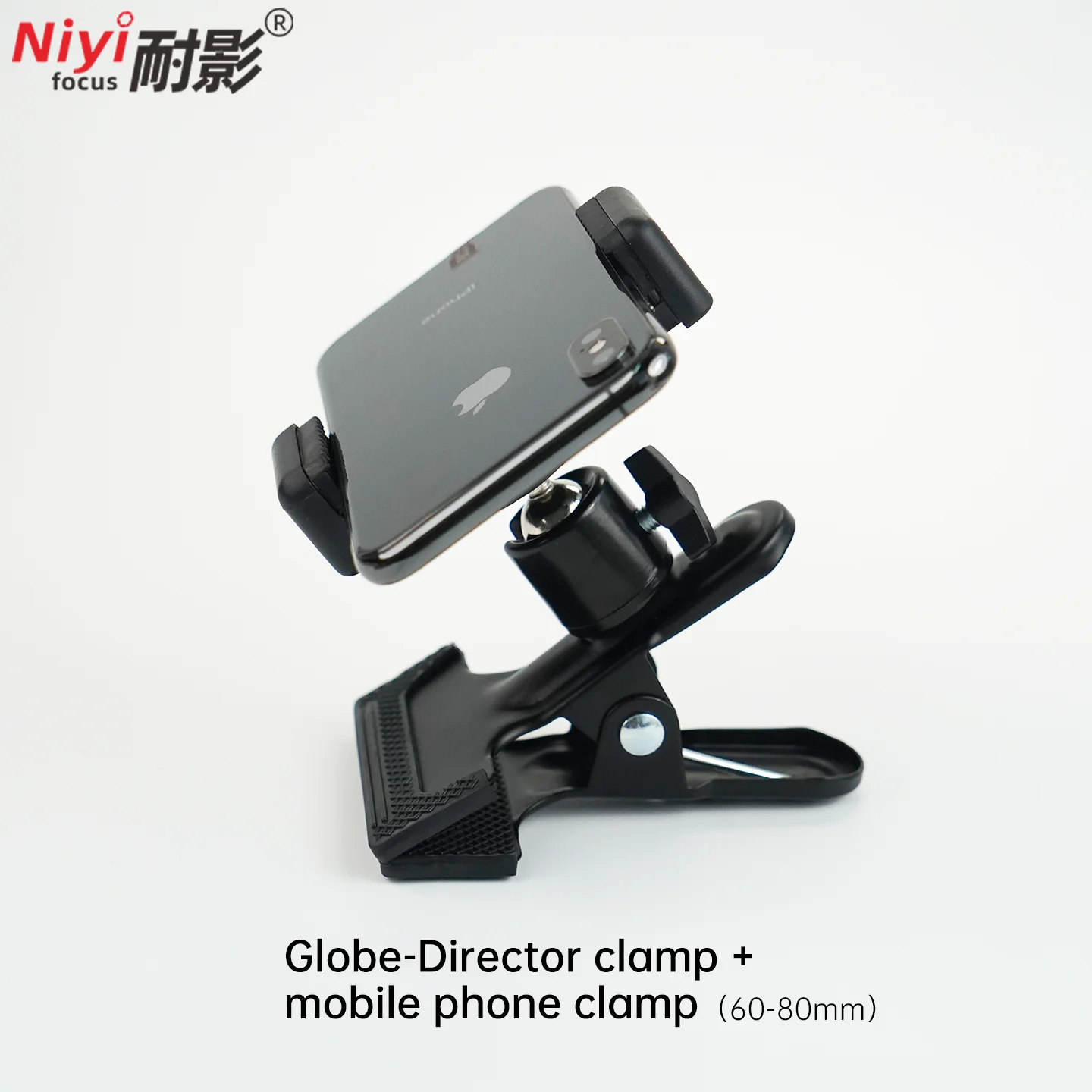 مشبك مشبك للكاميرا لكاميرات الحركة، مشبك ضوء فلاش للكمبيوتر اللوحي وحامل الهاتف المحمول لسطح المكتب وحامل البث المباشر