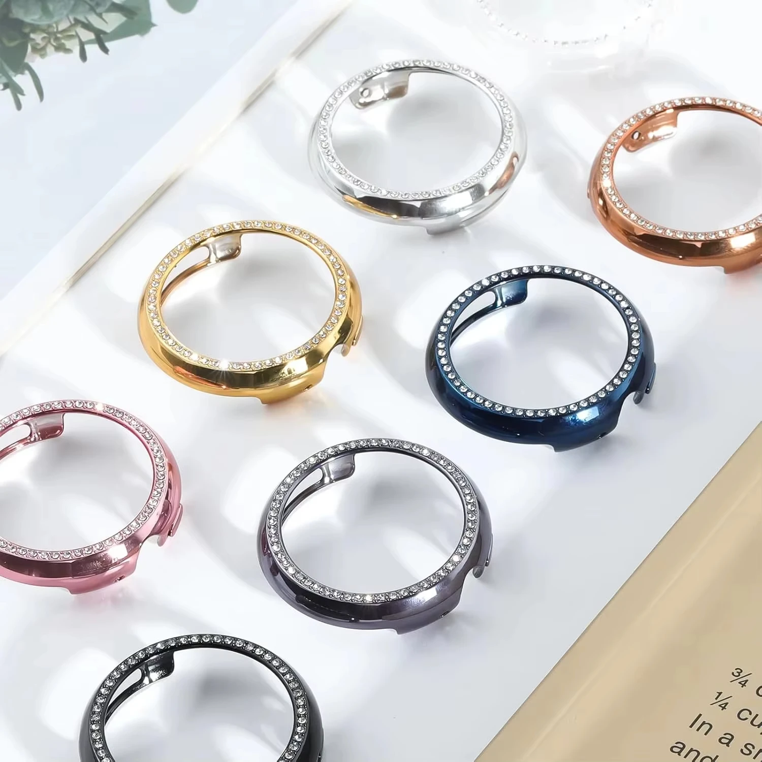 �y�Z�[�����z�X�N���[���ی�P�[�X�J�o�[ Google Pixel Watch 4 41mm 45mm �_�C�������h�n�[�h�J�o�[�o���p�[ Google Pixel Watch4 �A�N�Z�T���[�p