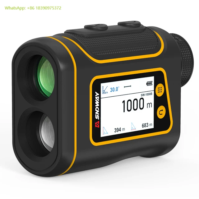

SNDWAY Wholesale Lar Range Finder 1500M LCD Display Handheld USB Long Distance Hunting Golf Rangefinders for Shooting Ranging