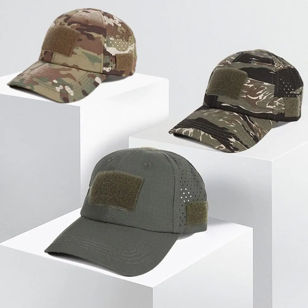 جديد قبعة بيسبول تنفس عارضة واقية من الشمس قبعة بطة اللسان قبعة التخييم الصيد #1