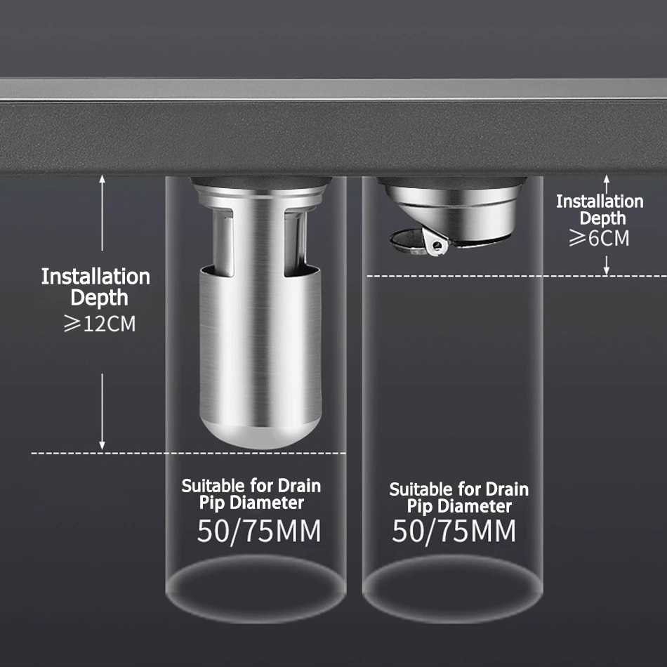 Imagem -06 - Dreno de Piso de para Banheiro Telha Invisível Chuveiro Cinza Linear Longo Drenagem de Água Lateral 60 cm 70 cm 80 cm 90 cm 100 cm Aço Inoxidável