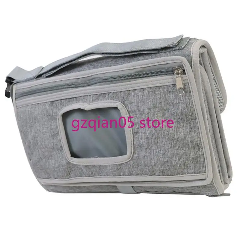 سجادة تغيير حفاضات الأطفال N7ME مع وسادة قابلة للفصل ومقاومة للماء بتصميم حيوان محايد