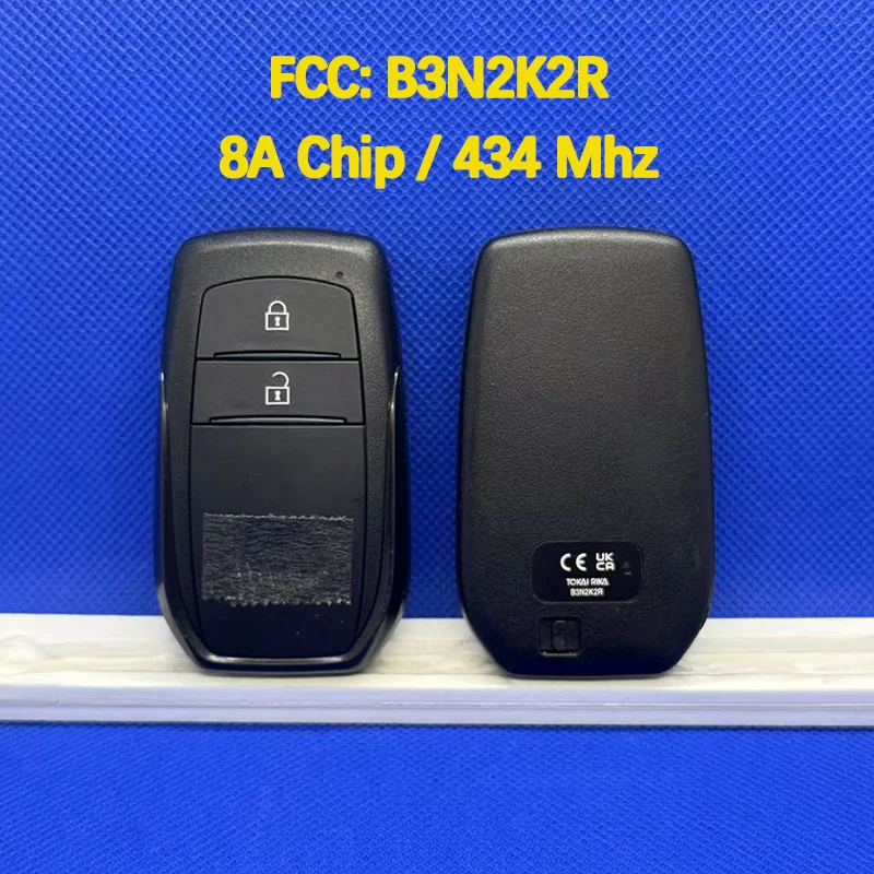 CN007365 Original 2 Button Smart Remote Control Key 8A Chip 434Mhz FCC B3N2K2R Keyless Go For Toyota Corolla Yaris 2022+