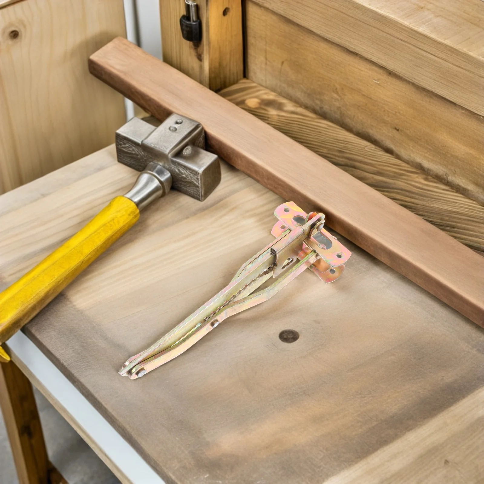 

2Pcs Massage Bed Lift Mechanism Adjustable Multi-Level Support Hinge for Therapy Room Salon Sofa Desk Furniture Stability