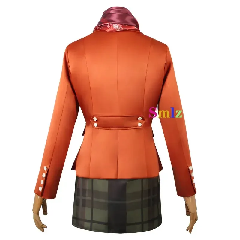 Ashley Anime Graham Evil 4 Cosplay Costume Jacket Dress Women Sweaters Outfits Halloween Carnival Party Suitx;4'b,5;y,8 view 4