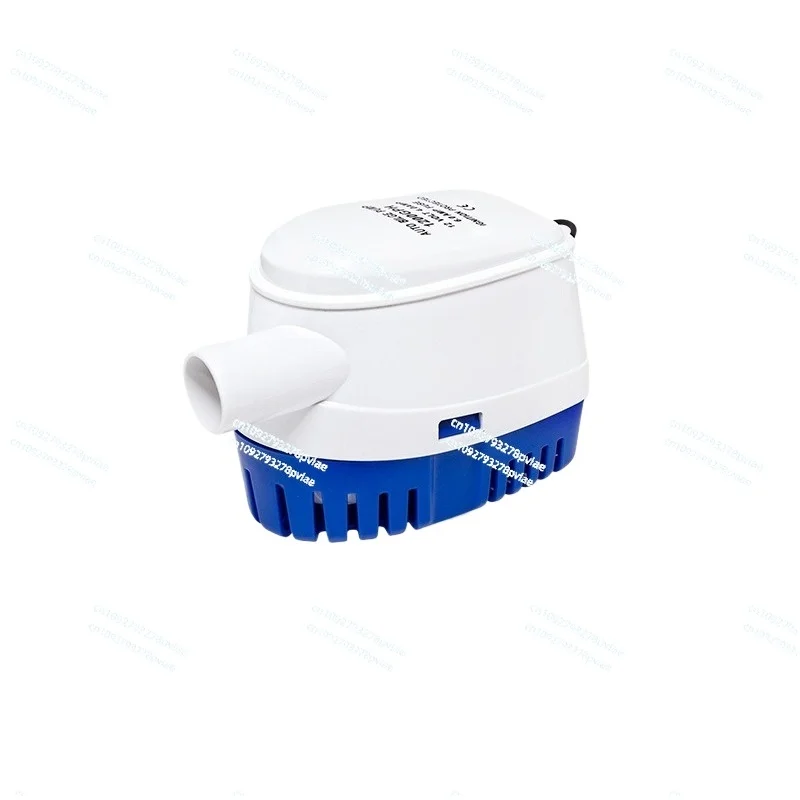 Marine Bilge Drainage Pump 12V Intelligent Automatic Small DC RV Pump, Yacht Low Water Level Submersible Pump