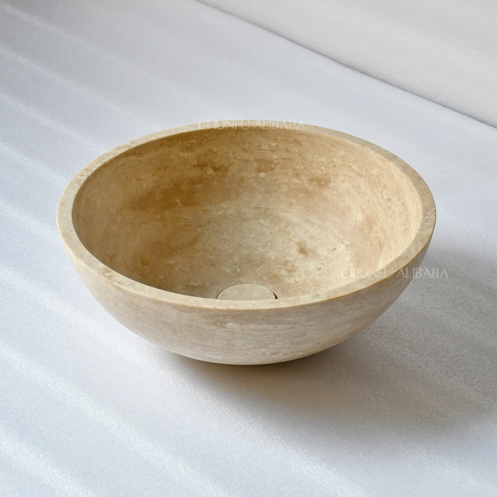 

Современная мраморная чаша для раковины для дома и отеля, легко чистящееся полированное крепление для смесителя, одинарный дизайн из натурального камня для мебели для ванной комнаты