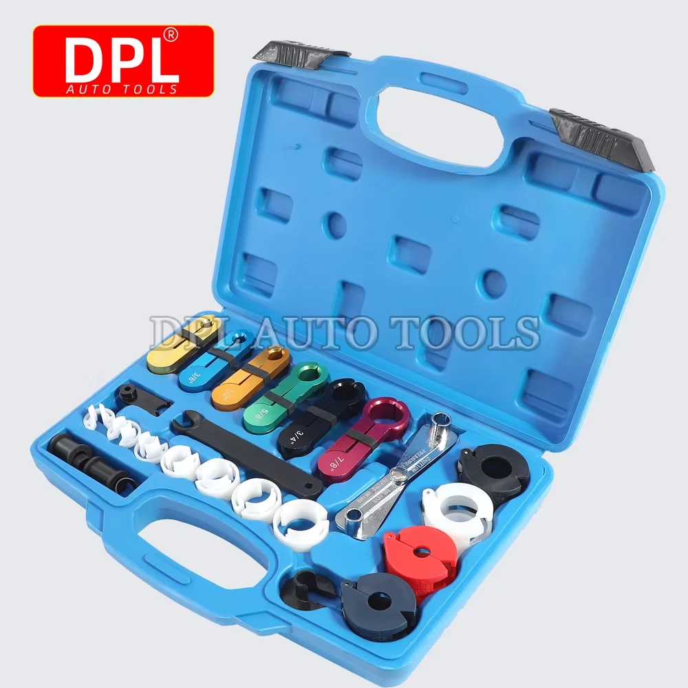 22pcs Fuel & Air Conditioning Disconnection Tool Set Automotive AC Hose Fuel Lines