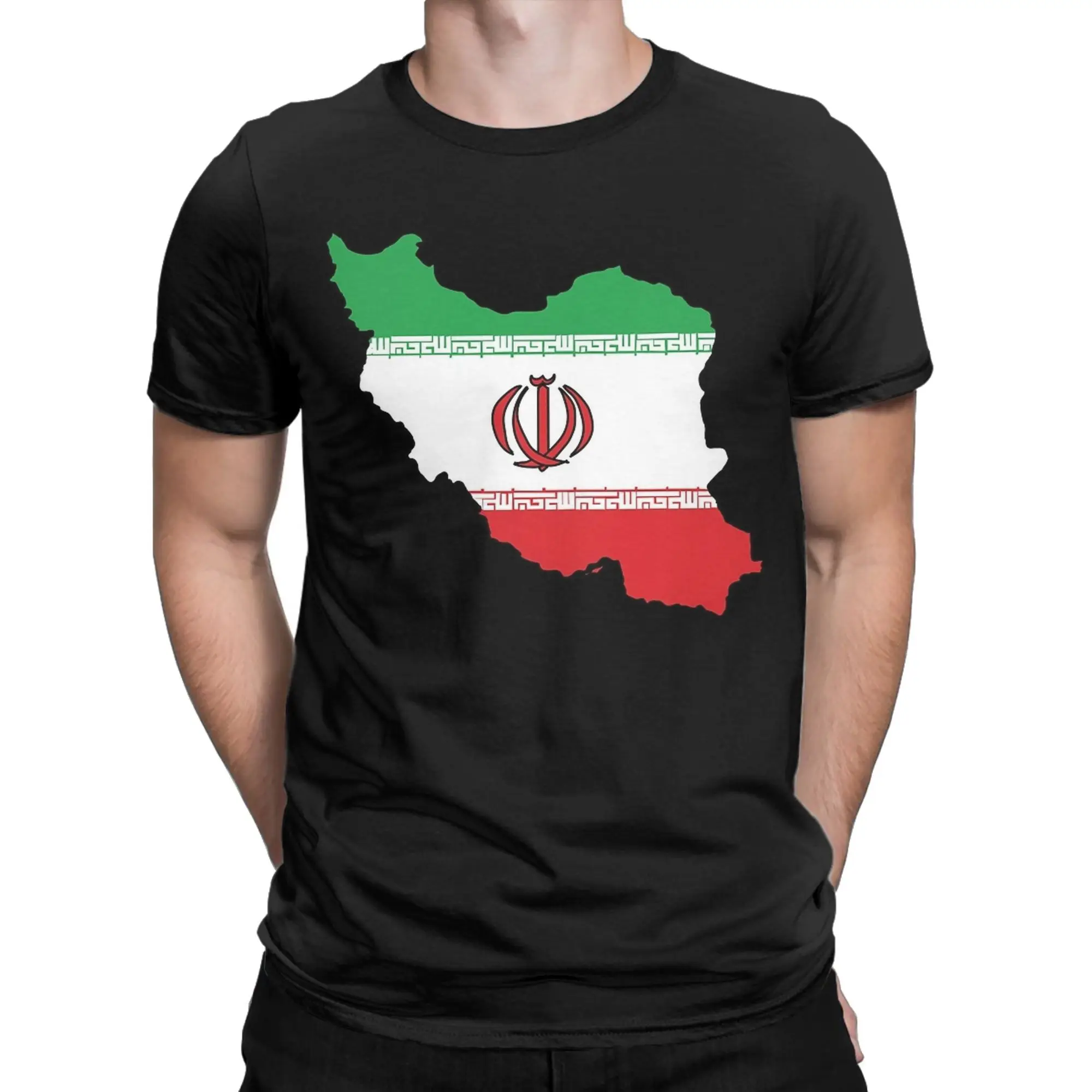 

Iranian Iran Flag T-Shirts Men Women Vintage Pure Cotton Tees O Neck Short Sleeve T Shirt Gift Idea Tops