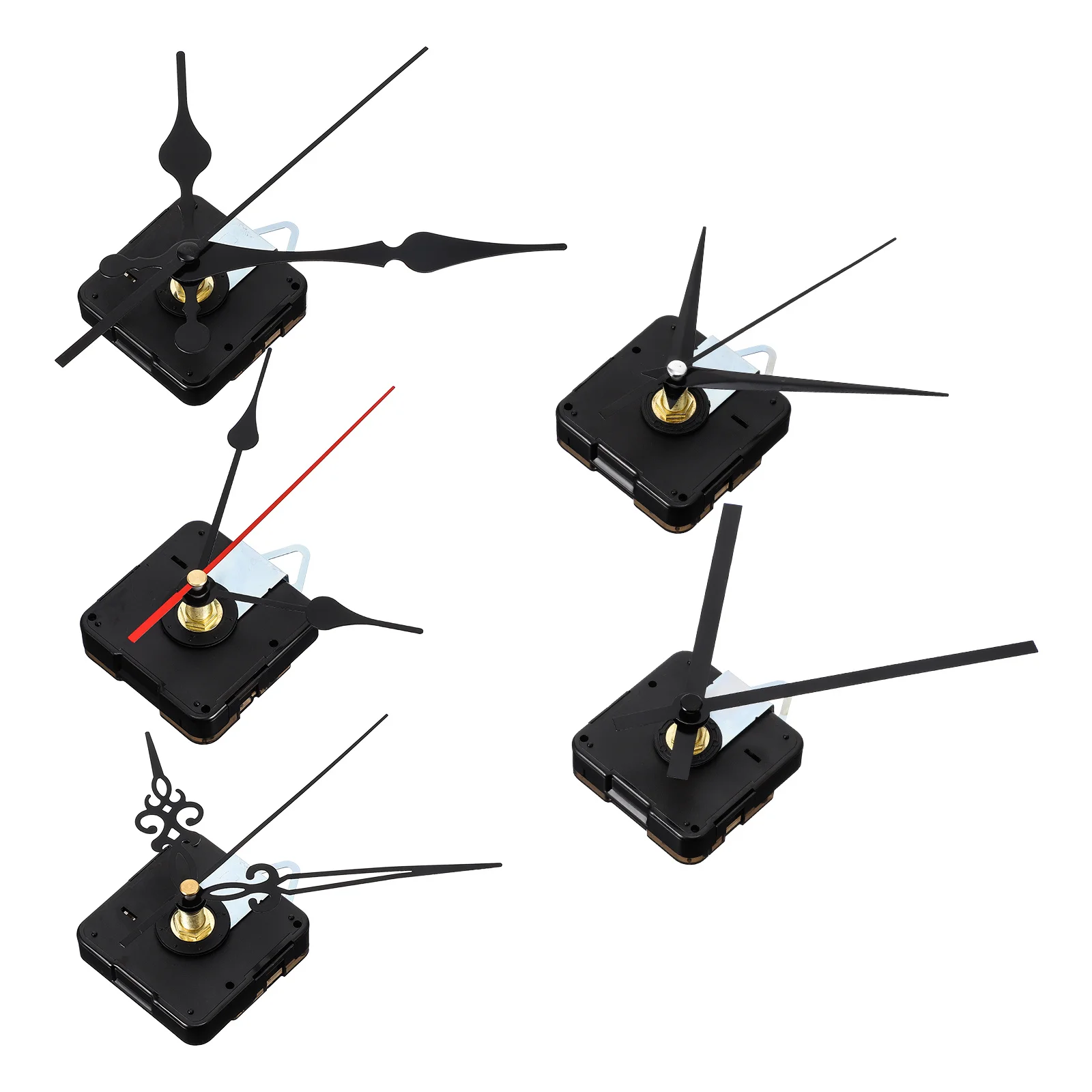 

4 set Diy Movement Replacement High Torque Mechanism Silent Long Shaft Parts Durable Movement Kit Home Supplies Mute Clock