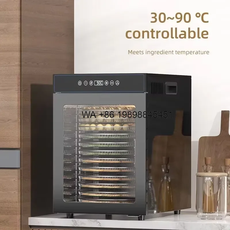 Wmwmnu for LT-10 Best Home Use Mini Heat Pump Rotary Fruit Vegetable Fish Seafood Meat Food Dehydrator 12