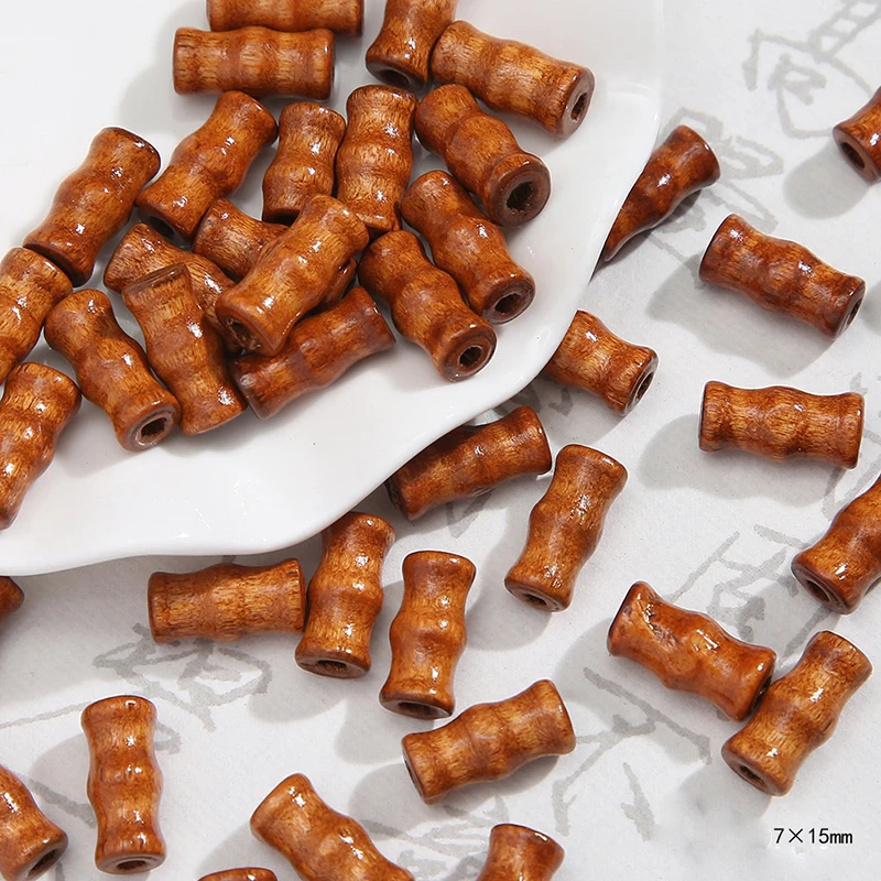 

20pcs/lot Mixed Retro new Chinese style versatile wooden Loose Beads For Charm Making DIY Bracelets Necklace Accessories