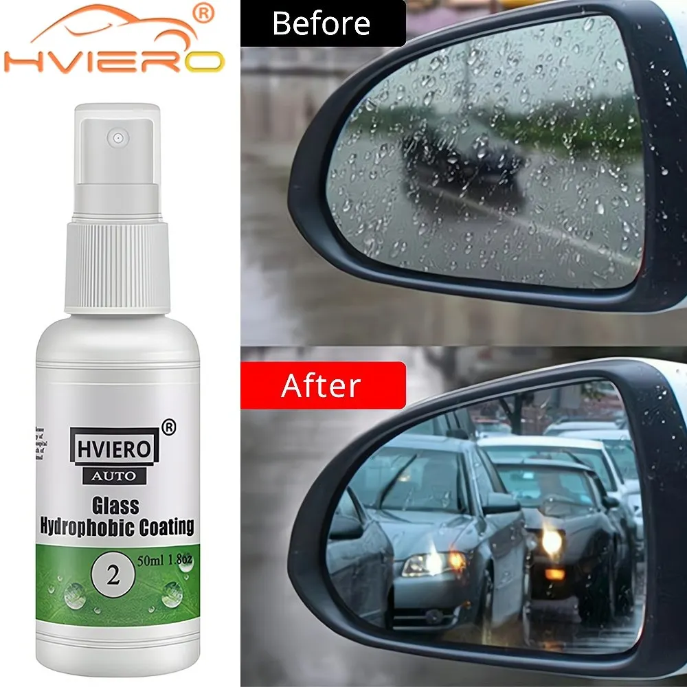 

20/50/100ml Car Paint Care Glass Rainproof Agent Nano Hydrophobic Polishers Auto Coating Cleaning Tool Wash Dewatering Clearness