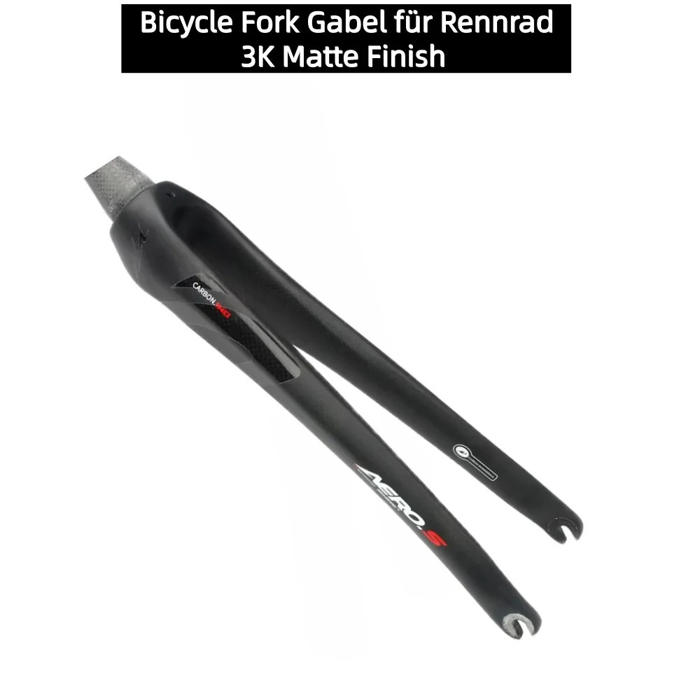 

Ullicyc Road Bike 700C Carbon Tapered & Non-tapered Fork 1-1/8 V Brake Quick Release 3K Matte Finish Gabel für Rennrad