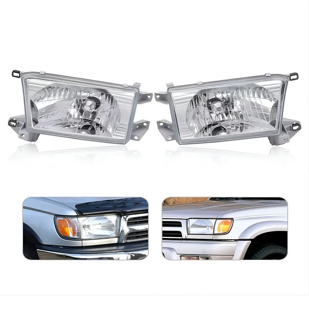 For Toyota HILUX SURF LN185 KZN185 UZN185 Car Headlights Far And Near Light Without Light Bulb Set Suitable  1996 -2000 2Pcs