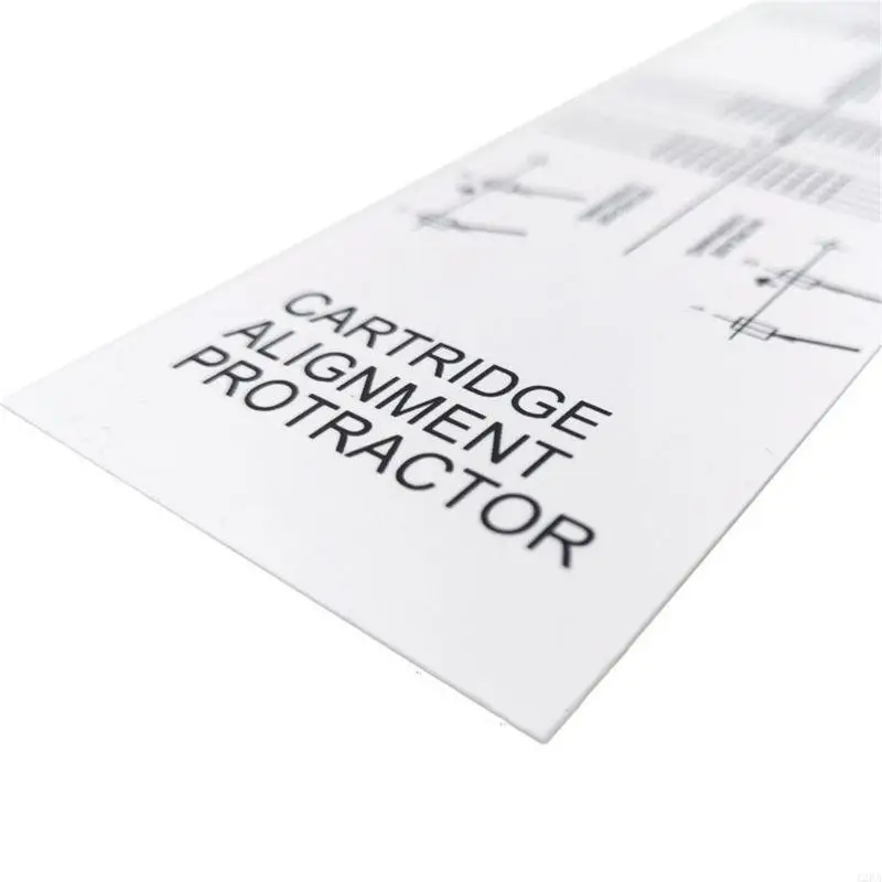 3HT Protractor Pickup Calibration Distance Gauge Protractor Record Vinyl Turntable Phonograph Cartridge Alignment