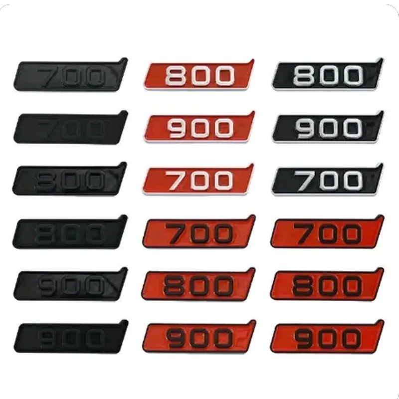 ABS Car 3D Decal 700 800 900 Side Sticker for Brabus G Class W463 W205 G63 G65 G700 G800 G900 Rear Trunk Badge Refitting Styling