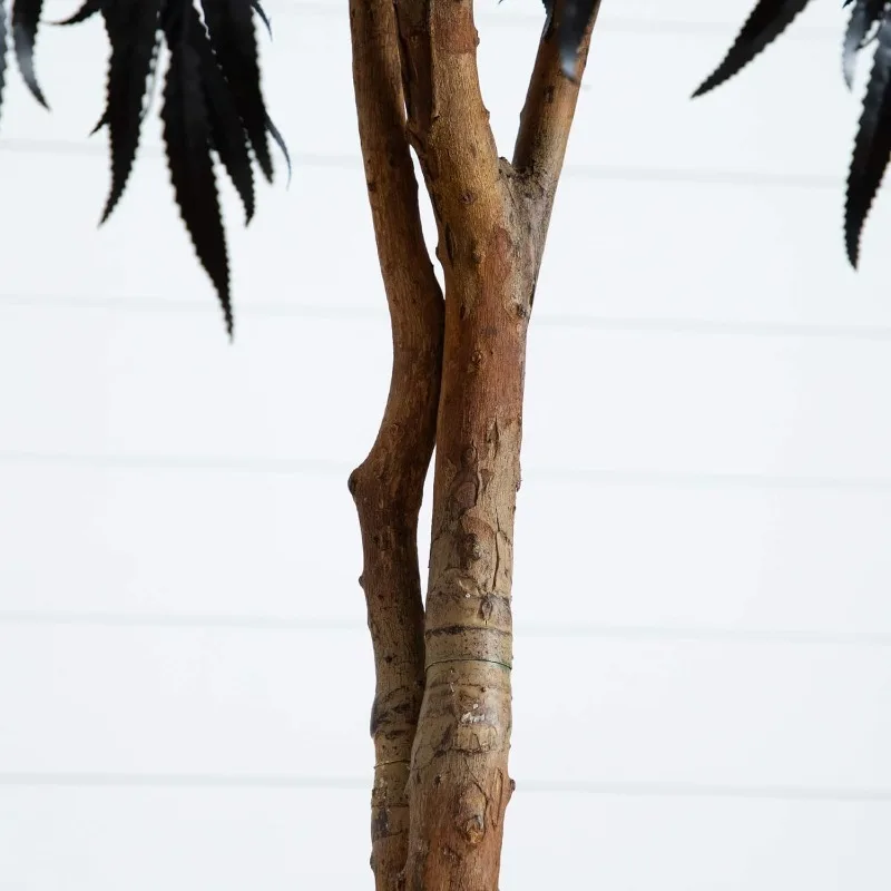6ft Artificial Halloween Black Willow Tree - Spooky Season Decor for Indoor Use