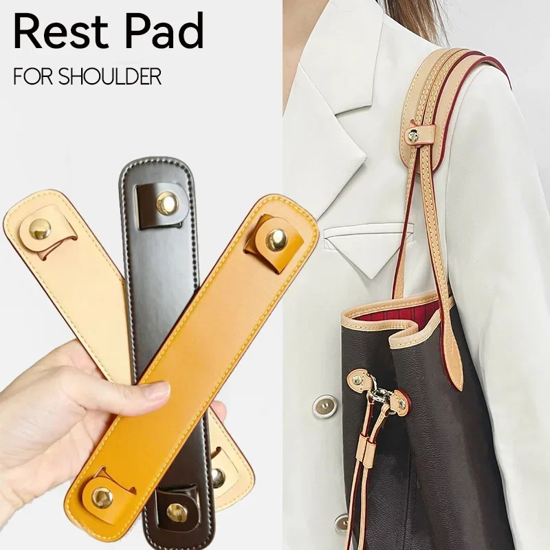 1Pcs Bag Strap Decompression Shoulder Pads Handle Fixing Clip Bag Accessories Wide PU Leather Bag Strap Shoulder Rest