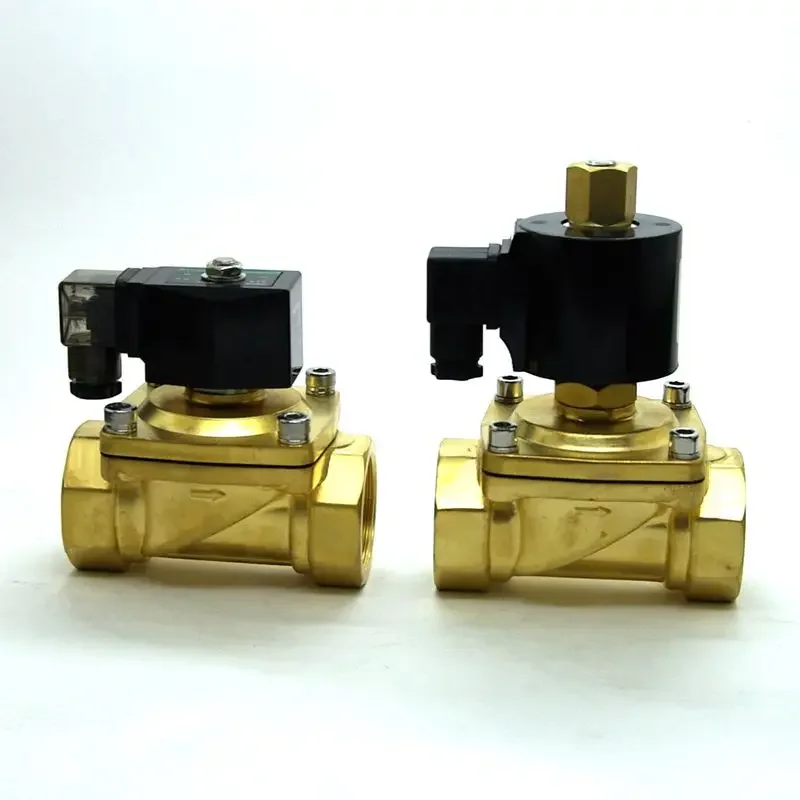 Válvula solenóide de água aberta normalmente fechada de 1 polegada 12v