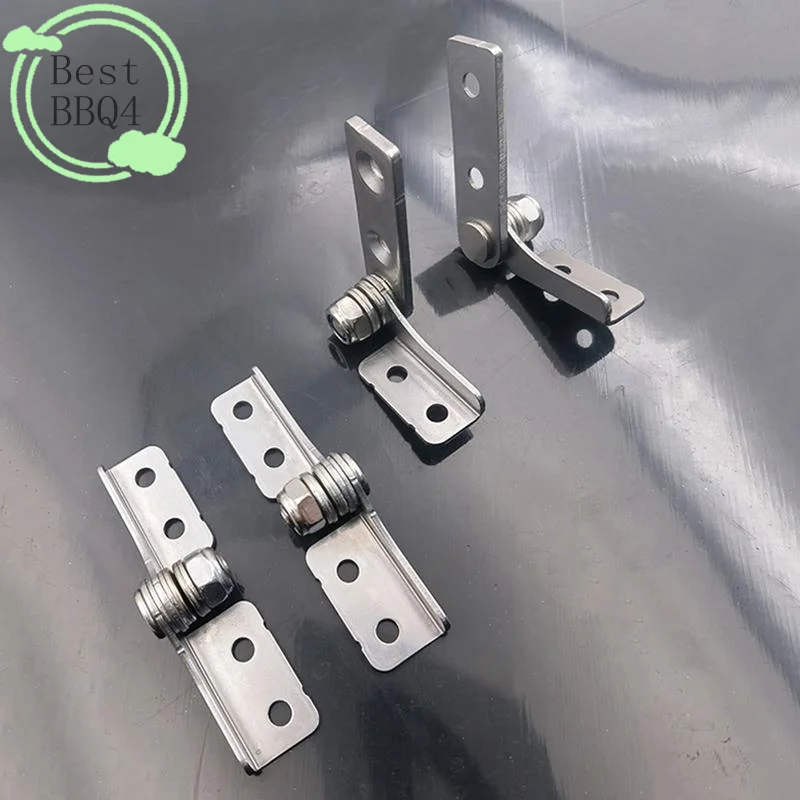 (BBQ4)1Pc Adjustable Arbitrary Hinge Stop 304 Stainless Steel Damping Hinge Nothing Frame Hinge Damping Shaft Positioning