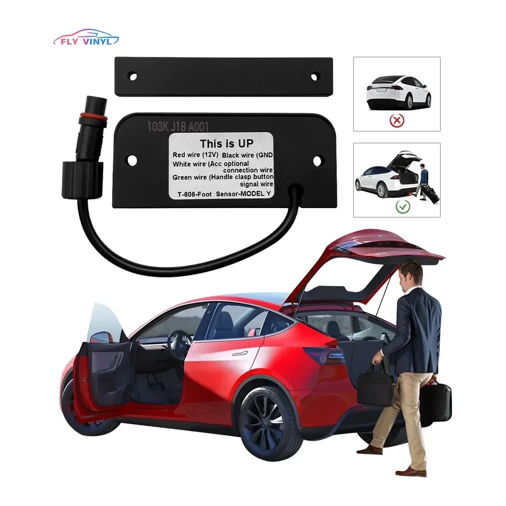 2025model 3 Y X S accessories Automatic Electric Tailgate Foot Kick Sensor  Trunk Tailgate Foot Activation Kick Sensor