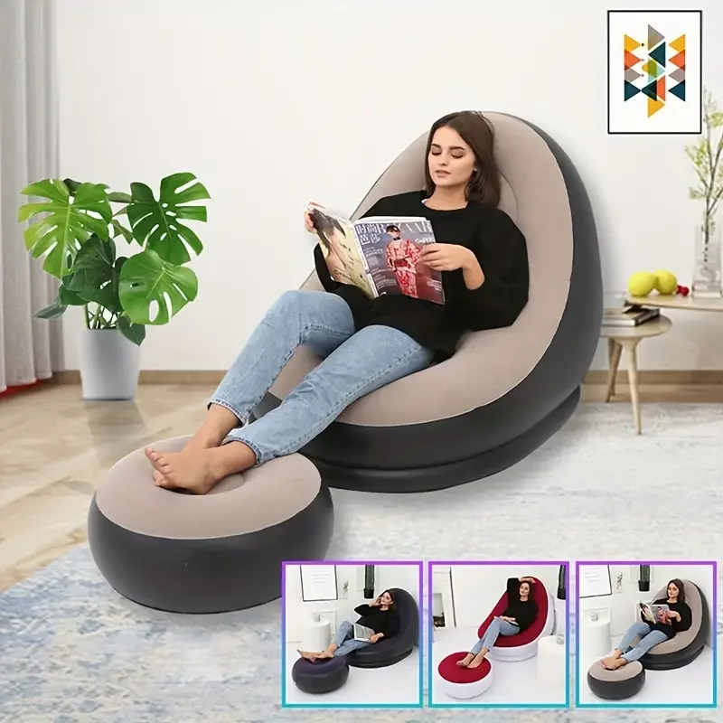

Inflatable Leg Pillow For Travel Camping Sleeping Foot Pillow Elevation Leg Pillows Portable Wedge Pillow Knee Cushion PVC