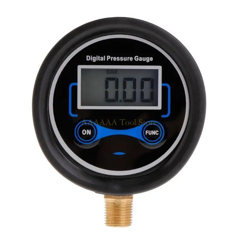 A2BE Professional Digital Tyre Pressure Meter Tester Manometer Reduce the Risk of Tire Burst/Crash PSI Meter 1/8NPT