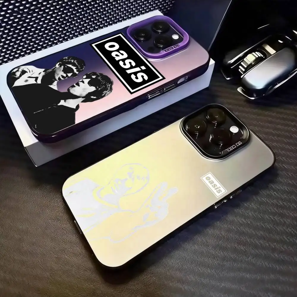 Oasis Anti-Fall Luxury Printed Phone Case For iPhone 11/12/13/14/15/16/17 Plus, Pro, Pro Max & Air
