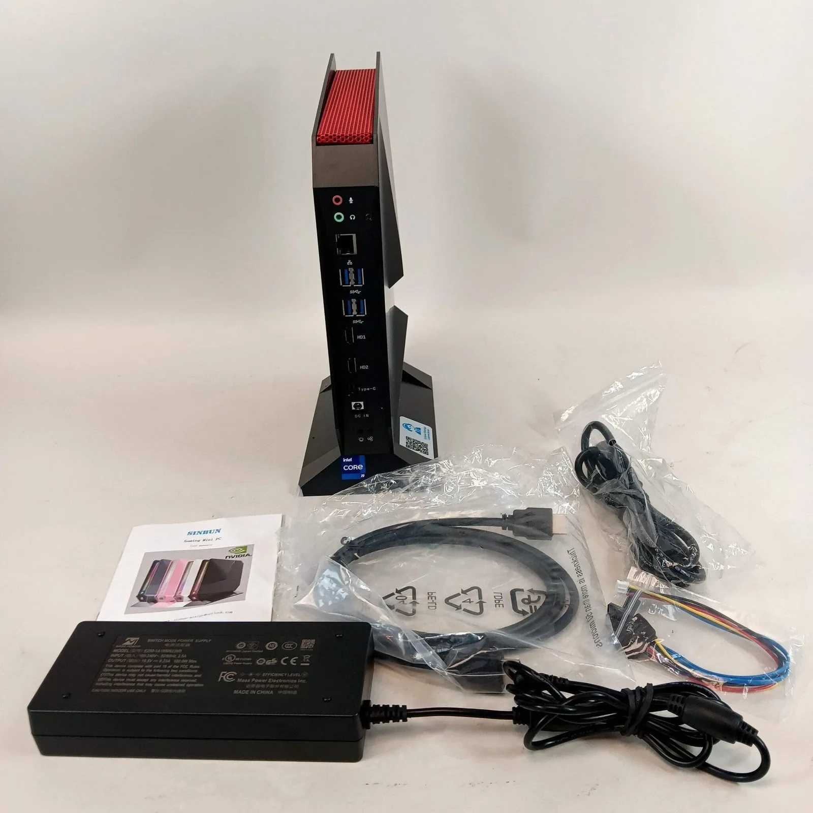 Mini PC para juegos I9-13900hk 2,60 GHz 32GB RAM 1TB SSD Nvidia GeForce RTX 4060