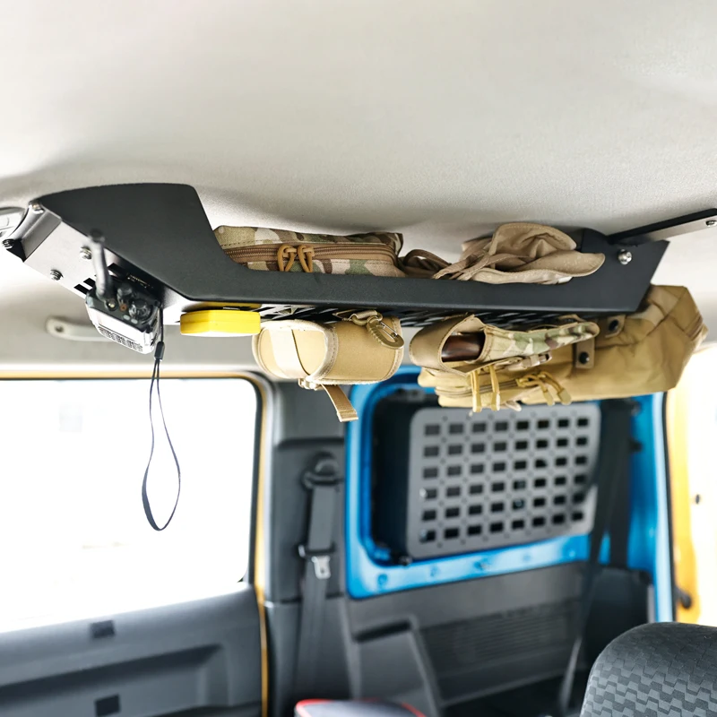 Car Driver's Multifunctional Inner Roof Rack Storage Bracket for Suzuki Jimny JB74 JB64 JC74 2019 2020 2021 2022 2023 2024 2025