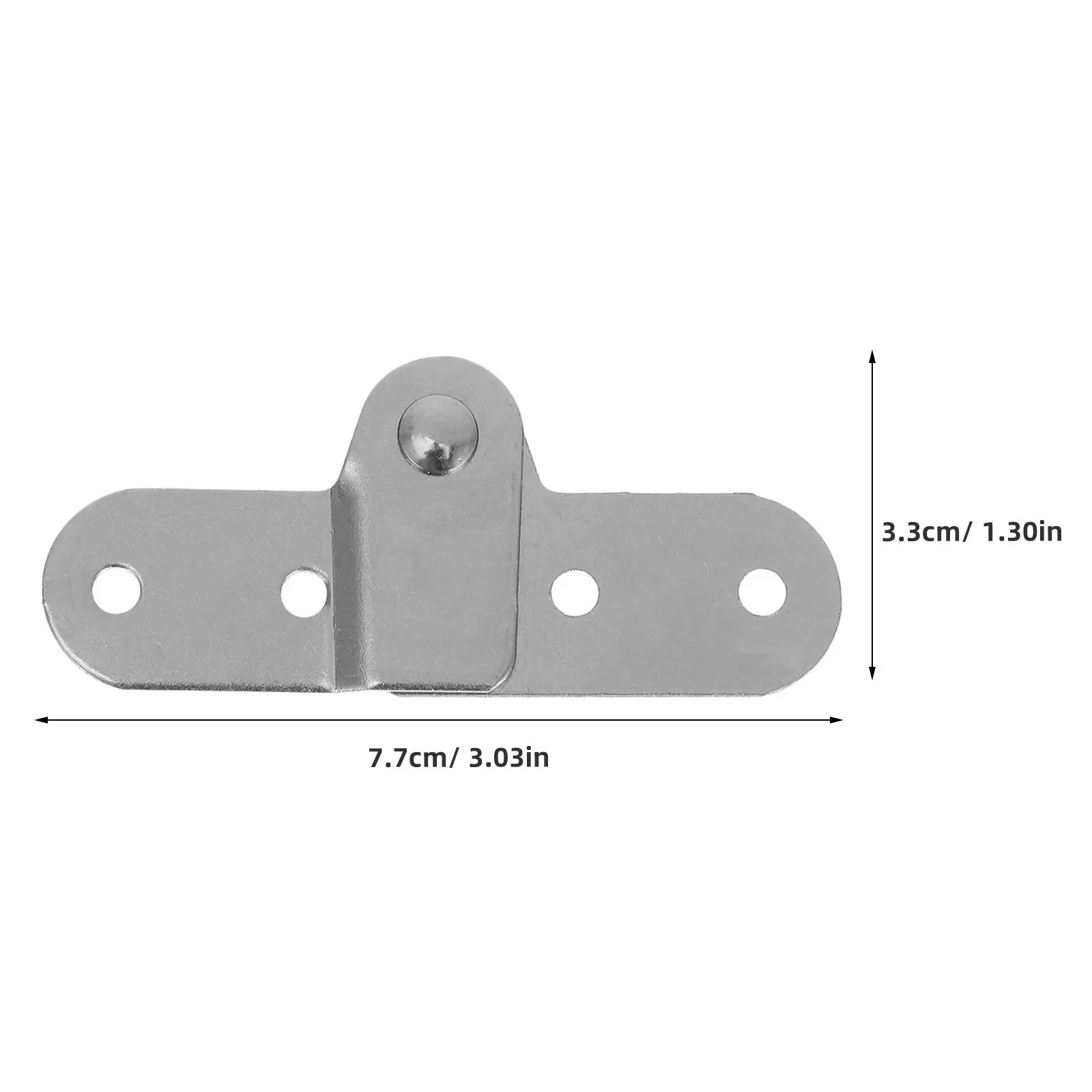 4Pcs Folding Hinge for Attic Ladder Table Hardware Heavy Duty Iron 180 Degree Smooth Quiet Operation Chicken Mouth Design