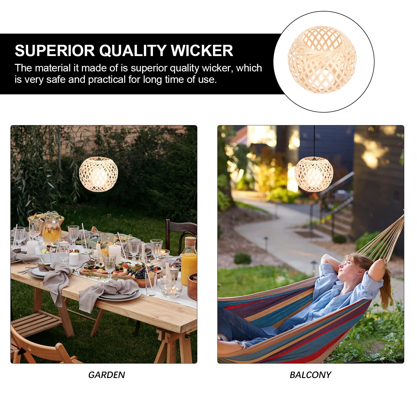 Bamboo Weaving Lampshade Hand Woven Retro Light Cover for Indoor Decor Ceiling Lamp Accessory Soften Light Design