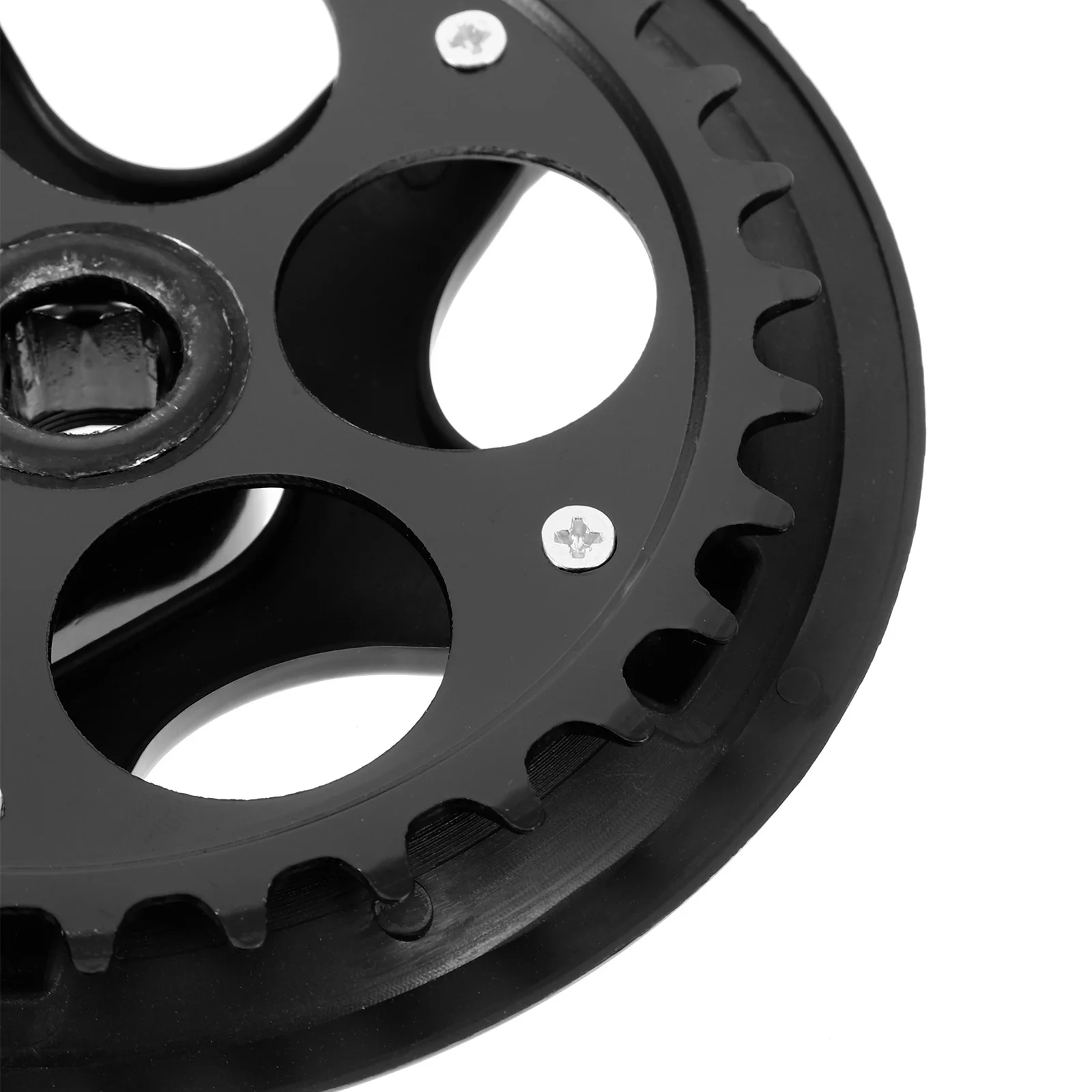 

1Set Bicycle Crankset Chainring Sturdy Square Hole Crank Arm Replacement Riding Bike Crank Arm Repair Tool Taper Crankset