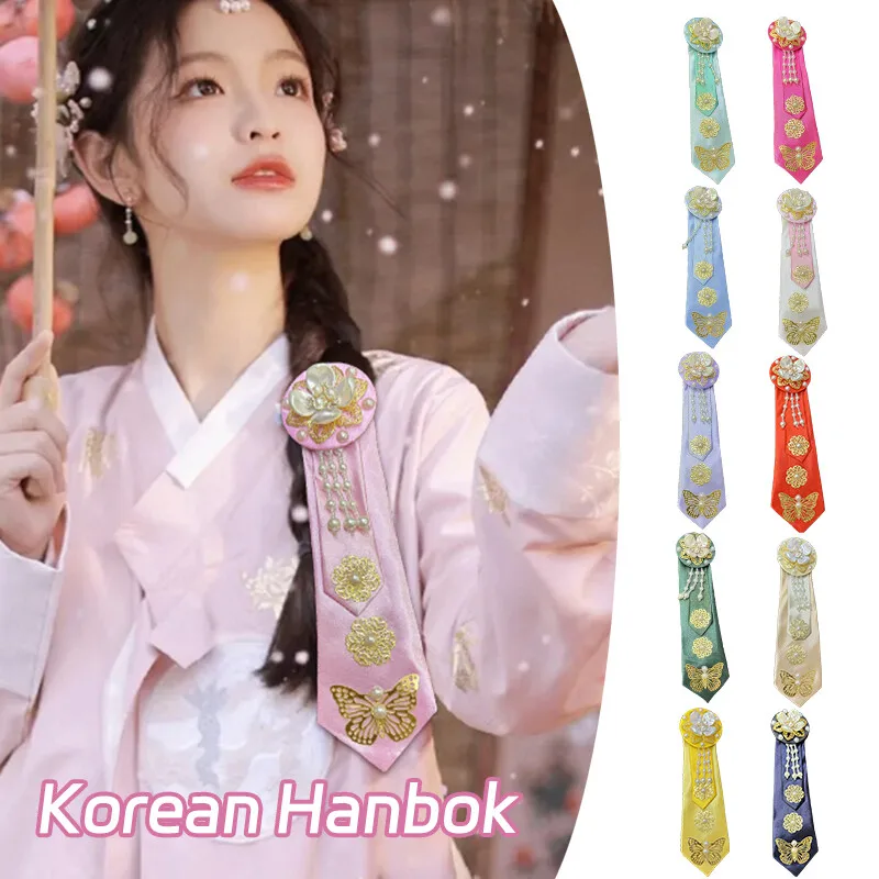 

Korean Traditional Hairband Women Pearl Phoenix Hanbok for Wedding Braided Party Cosplay Accessories Hair Ornaments