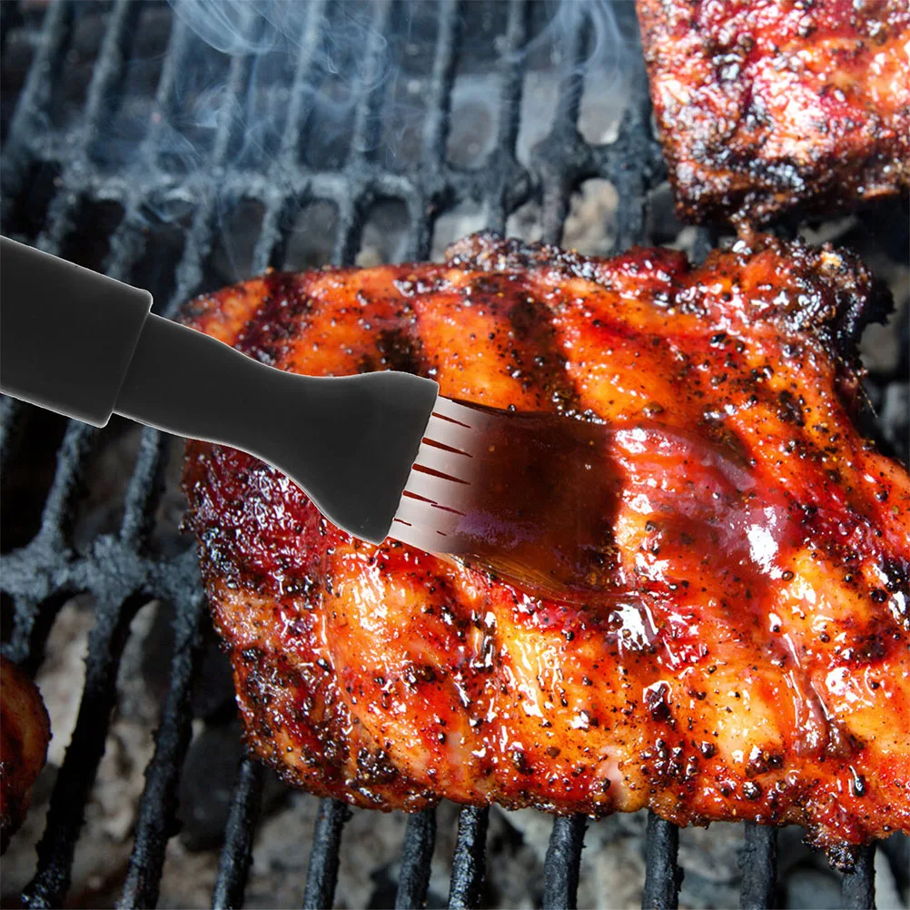 

6pcs Bbq Brush Set High Quality Oil Baking Tools Kitchen Utensils For Indoor Outdoor Cooking Grilling Reusable Non Stick
