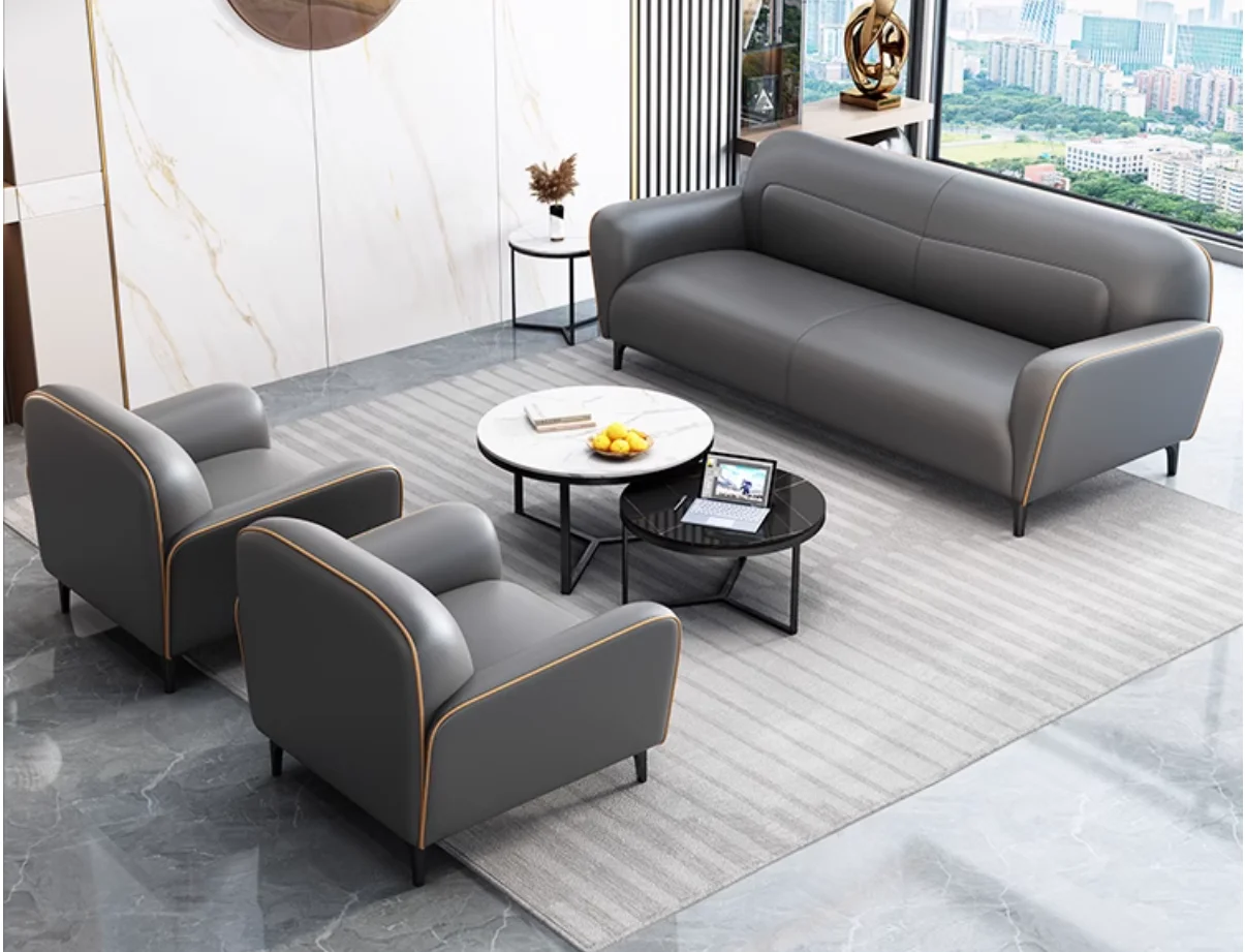 

Three-person coffee table combination set for meeting guests and receptions