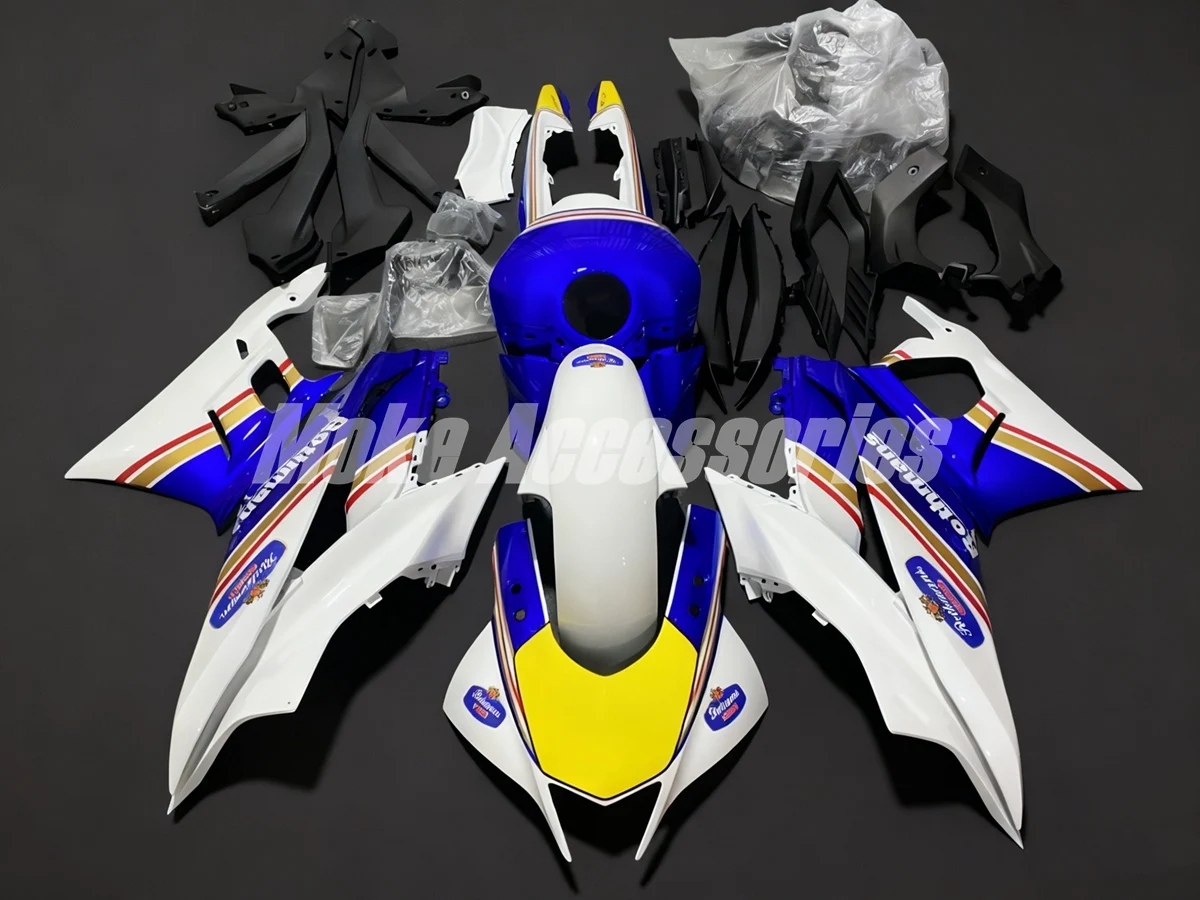 

Комплект обтекателей для YZF R25 R3 2019 2020 2021 2022 2023, высококачественный комплект кузовных деталей из АБС-пластика, белый, синий, желтый.