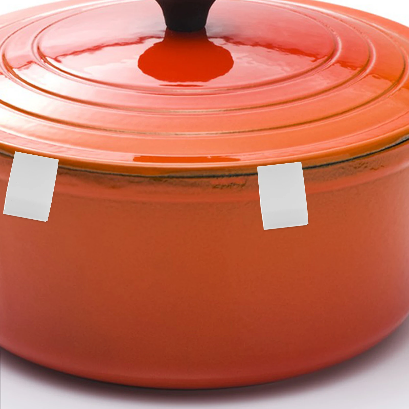 

8pcs Cookware Protector Replacement Bumpers Oven Protectors Storage Protective Clips White Heat Resistant Silicone Non