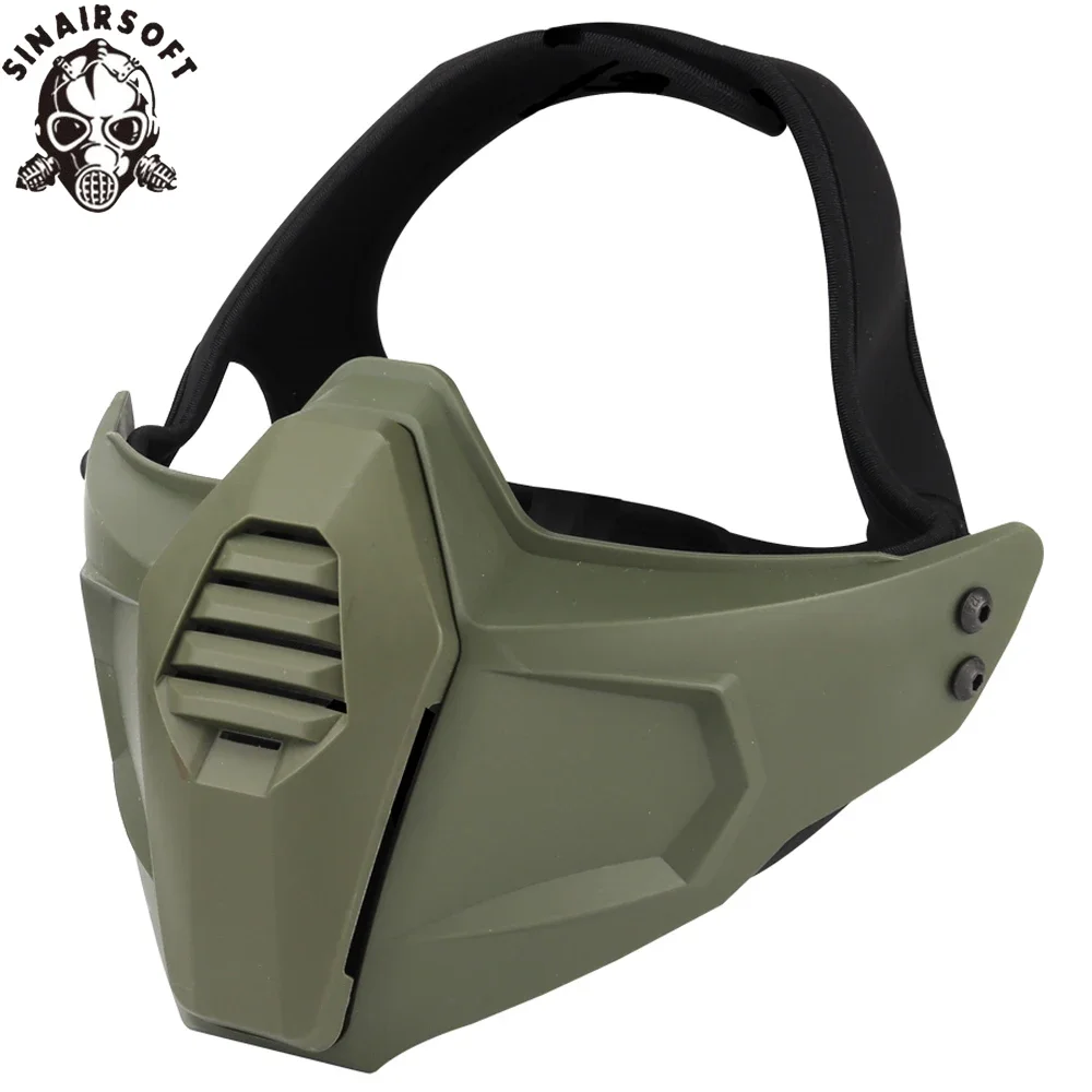Máscara táctica Paintball con gafas protectoras y casco rápido