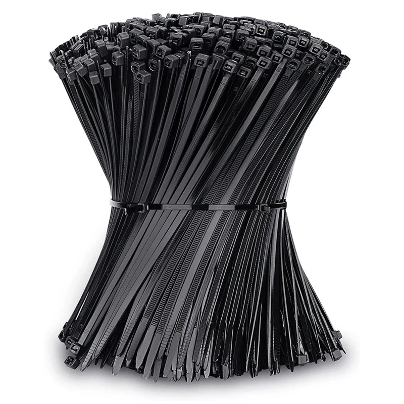 500PCS 12 Inch Heavy Duty 5 X 300Mm Zip Ties,UV Resistant Cable Ties For Indoor And Outdoor