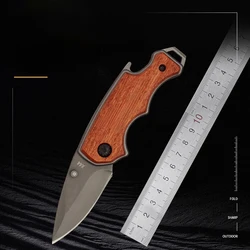 Outdoor camping folding knife, EDC portable folding knife, mini knife, self-defense knife, box knife, key chain knife