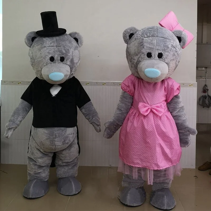 

Wedding Teddy Bear Mascot Costume Cartoon Character Birthday Party Cosplay Costumes Christmas Bears Theme Maskote Carnival Event
