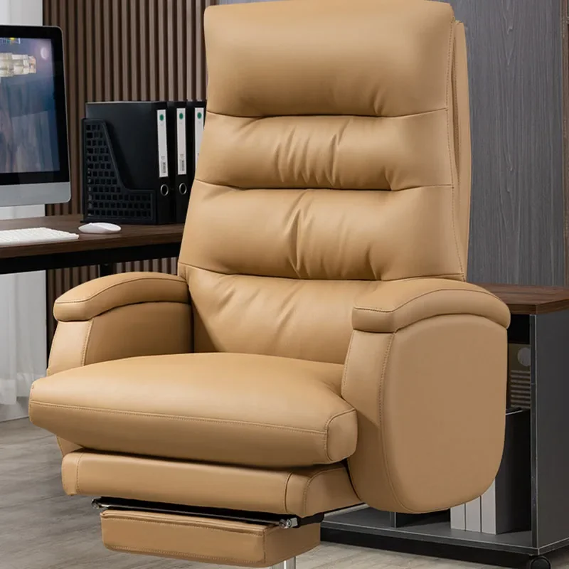 Armchair Swivel Office Chairs Recliner Meeting Comfort Boss Office Chairs Ergonomic Luxurious Office Furniture Bureaustoel LLOC