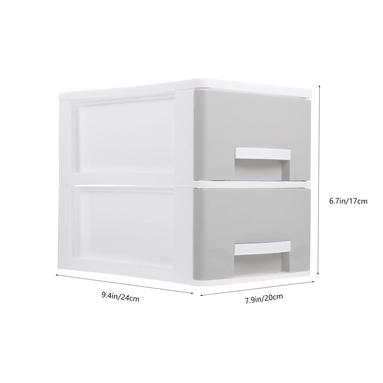 Drawer Type Storage Box Two Layer Multi-Functional Desktop Organizer Storage Case Sundries Organizer Jewelry Container