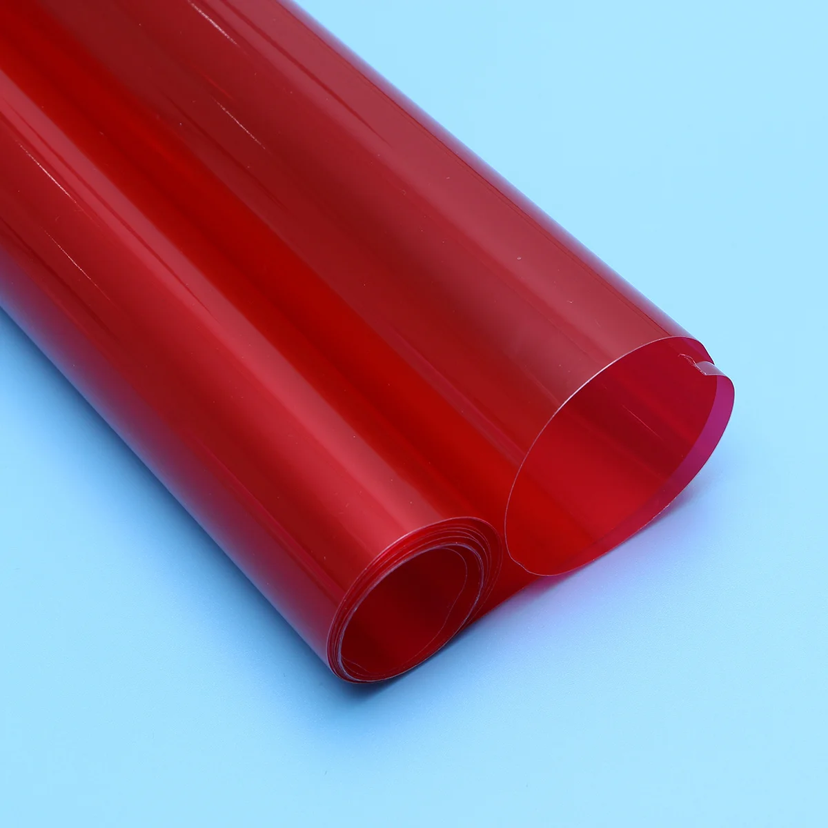 

30X150Cm Color Change Film Red Transparent Heat Resistant Waterproof Stretchable Headlight Protection Taillight Tint Car